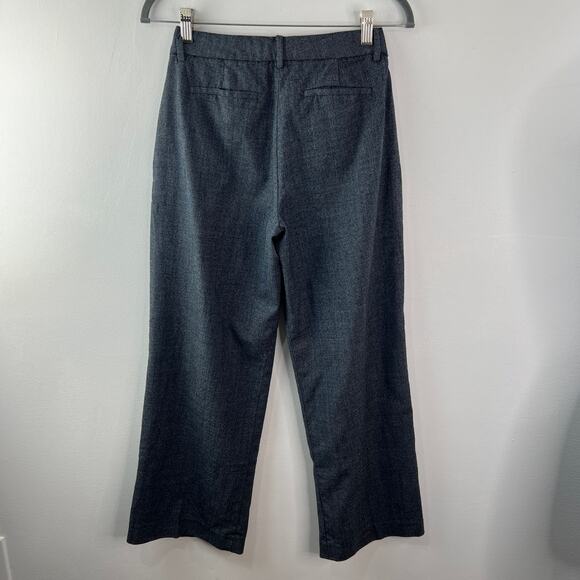 THEORY Blue Dress Pants Wool Pleated Straight Leg Formal Business Oxford Size 2 - Picture 5 of 8